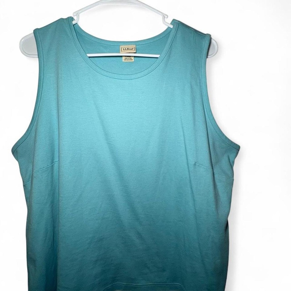 L.L.Bean Blue Tank Top XL